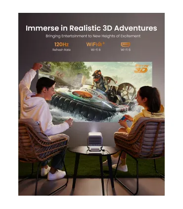 JMGO N1S Vidéoprojecteur Laser – 4K HDR, Ultra Lumineux, Son Dolby, Home Cinéma Portable | Prix & Avis France