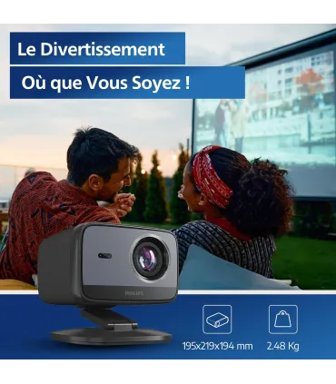 Philips NeoPix 450 Smart – Projecteur Full HD, Android TV, Wi‑Fi, Bluetooth | Prix et Avis France