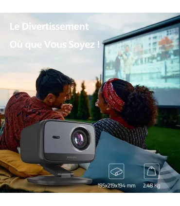 Philips NeoPix 450 Smart – Projecteur Full HD, Android TV, Wi‑Fi, Bluetooth | Prix et Avis France
