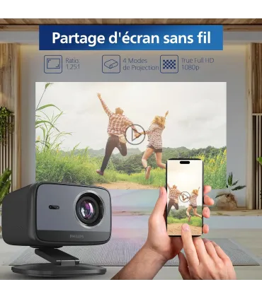 Philips NeoPix 450 Smart – Projecteur Full HD, Android TV, Wi‑Fi, Bluetooth | Prix et Avis France