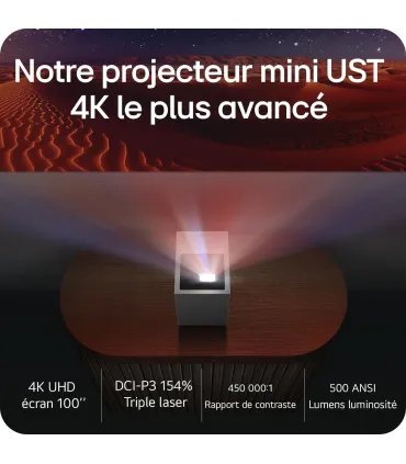 LG CineBeam S PU615U – Projecteur 4K UHD, 3000 lumens, Smart TV, HDR10 | Prix et Avis France