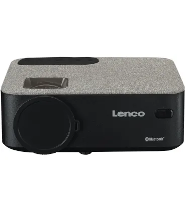 Vidéoprojecteur Lenco LPJ-700BKGY – Mini projecteur HD 720p (1080p support), 4000 lm, contraste 3000:1