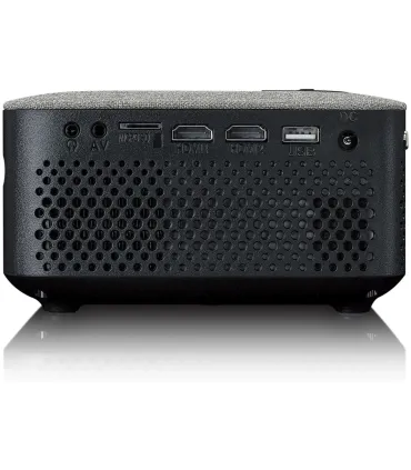 Vidéoprojecteur Lenco LPJ-700BKGY – Mini projecteur HD 720p (1080p support), 4000 lm, contraste 3000:1