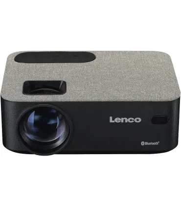 Vidéoprojecteur Lenco LPJ-700BKGY – Mini projecteur HD 720p (1080p support), 4000 lm, contraste 3000:1
