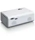 Lenco LPJ-280WH – Projecteur LCD compact blanc (203 x 150 x 82 mm, 0,88 kg) avec LED 2800 ISO lumens | Meilleur prix