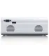 Lenco LPJ-280WH – Projecteur LCD compact blanc (203 x 150 x 82 mm, 0,88 kg) avec LED 2800 ISO lumens | Meilleur prix