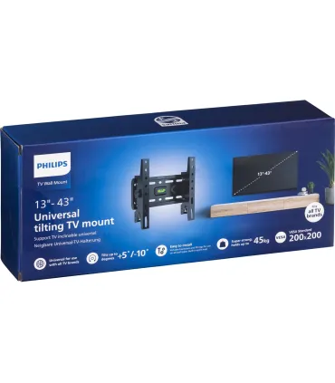 Philips Support mural TV Universel 13-43 inclinable 45kg