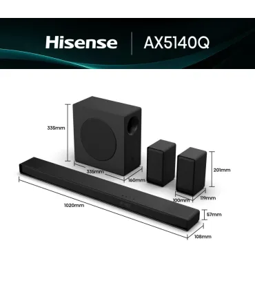 Hisense AX5140Q noir