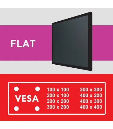 One for All support mural TV 65 Smart Flat WM2411
