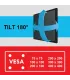 Support mural TV 65" One For All Smart Turn 180 WM2451 – Pivot 180°, VESA universel, Installation facile | Prix et Avis