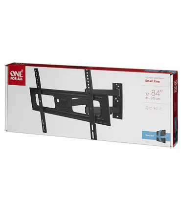 One For All WM2651 Support Mural TV 84" Smart Turn 180° | Fixation Murale Orientable Robuste | Installation Facile et Sécurisée