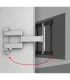 One For All WM6454 Support Mural TV Ultraslim Turn 180° 77" | Fixation Orientable Fine et Robuste
