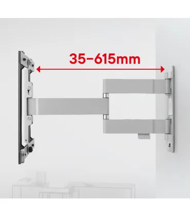 One For All WM6454 Support Mural TV Ultraslim Turn 180° 77" | Fixation Orientable Fine et Robuste