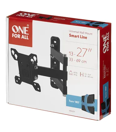 One For All Support Mural TV 27" Smart Turn 180° – Pivot 180, Compatible VESA, Installation Facile | Prix et Avis