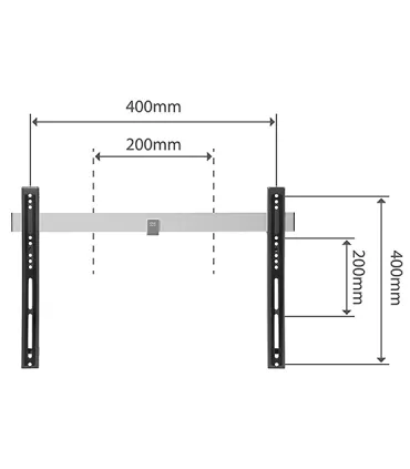 Support mural TV ultraslim One For All WM 6411 60" – Fixation murale plate, élégante et robuste