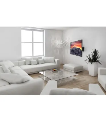 Support mural TV Reflecta FLEXO 40-200B noir | Orientable, robuste et compatible VESA