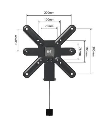 One For All Support Mural TV Ultraslim Tilt 42" WM 6221 – Support Inclinable Ultra Fin, VESA, Installation Facile