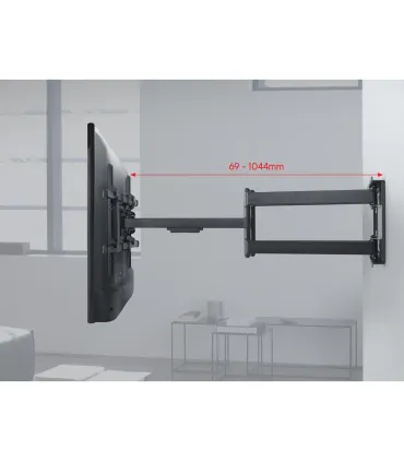 Support mural TV 100 Solid Turn 120 XL WM 4663 One For All – Pivotant, Robuste, Compatible VESA | Meilleur Prix