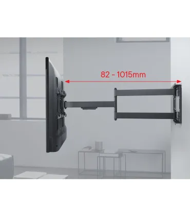 Support mural TV One For All WM4453 77" Solid Turn 180 XL – Pivot 180°, VESA universel, Installation facile, Ultra robuste