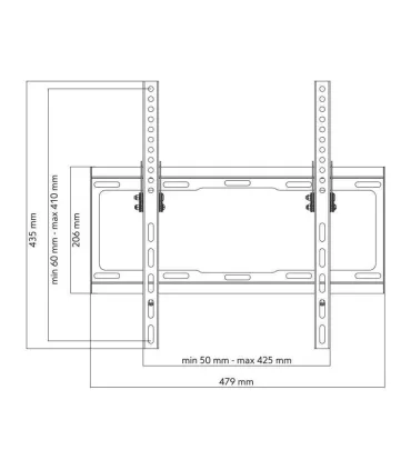 One for All support mural TV 65 Smart Tilt WM2421