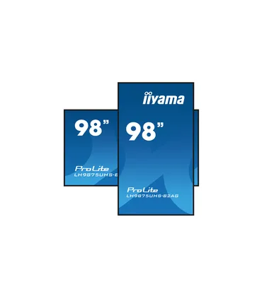 iiyama LH9875UHS-B2AG 98" 4K UHD IPS LED VA – Écran Professionnel 98 pouces | Haute Luminosité & Anti-Reflet | Achat en Ligne