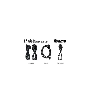 iiyama LH9875UHS-B2AG 98" 4K UHD IPS LED VA – Écran Professionnel 98 pouces | Haute Luminosité & Anti-Reflet | Achat en Ligne