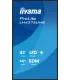 iiyama LH4375UHS-B2AG 43" 4K UHD – Écran IPS/VA Pro, Anti-Reflet, HDMI/DP, Moniteur Digital Signage