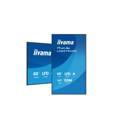 iiyama LH6575UHS-B2AG 65" 4K UHD IPS LCD VA – Écran professionnel anti-reflets, HDMI/DP, 24/7 | Prix & Livraison rapide