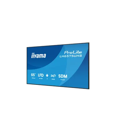 iiyama LH6575UHS-B2AG 65" 4K UHD IPS LCD VA – Écran professionnel anti-reflets, HDMI/DP, 24/7 | Prix & Livraison rapide