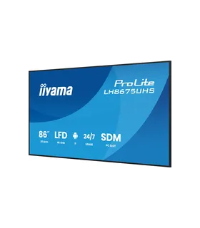 iiyama LH8675UHS-B2AG 86" 4K UHD IPS LCD VA