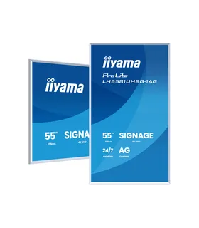 iiyama LH5581UHSG-1AG 55" 4K UHD IPS LED VA – Écran professionnel haute luminosité, HDR, HDMI/DP | Achat en ligne