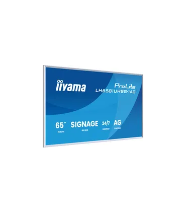 iiyama LH6581UHSG-1AG 65" 4K UHD IPS LED VA – Écran professionnel, haute luminosité, anti‑reflets | Meilleur prix