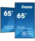 iiyama LH6541UHS-B1AG 65" 4K UHD IPS LCD VA – Écran professionnel haute luminosité, anti-reflet, HDMI/DP, 24/7