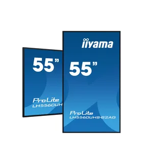 iiyama LH5560UHS-B2AG 55" 4K UHD IPS LED VA – Écran professionnel 55 pouces, Ultra HD 4K, anti-reflet, HDMI/DP, hautes performan
