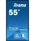 iiyama LH5560UHS-B2AG 55" 4K UHD IPS LED VA – Écran professionnel 55 pouces, Ultra HD 4K, anti-reflet, HDMI/DP, hautes performan