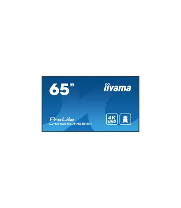 iiyama LH6565UHSB-B1 65" 4K UHD IPS LED VA – Écran Professionnel | Prix & Achat en Ligne