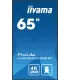 iiyama LH6565UHSB-B1 65" 4K UHD IPS LED VA – Écran Professionnel | Prix & Achat en Ligne