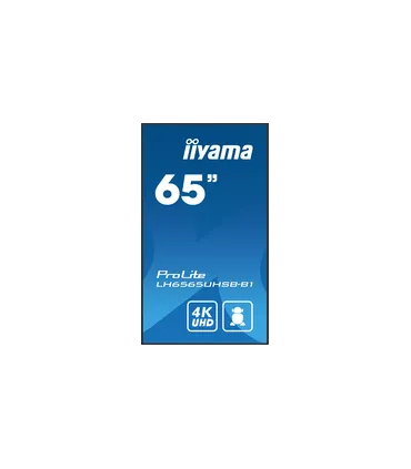 iiyama LH6565UHSB-B1 65" 4K UHD IPS LED VA – Écran Professionnel | Prix & Achat en Ligne