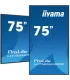 iiyama LH7565UHSB-B1 75" 4K UHD IPS LED VA – Écran Professionnel Haute Résolution pour Affichage Dynamique