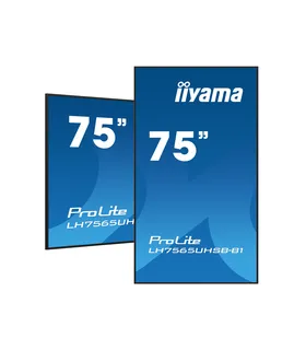 iiyama LH7565UHSB-B1 75" 4K UHD IPS LED VA – Écran Professionnel Haute Résolution pour Affichage Dynamique