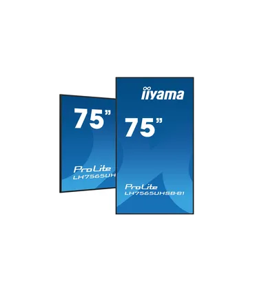iiyama LH7565UHSB-B1 75" 4K UHD IPS LED VA – Écran Professionnel Haute Résolution pour Affichage Dynamique