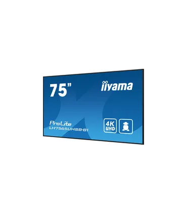 iiyama LH7565UHSB-B1 75" 4K UHD IPS LED VA – Écran Professionnel Haute Résolution pour Affichage Dynamique