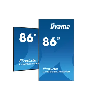 iiyama LH8665UHSB-B1 86" 4K UHD IPS LED VA – Écran professionnel, haute luminosité, connectique complète | Prix et disponibilité