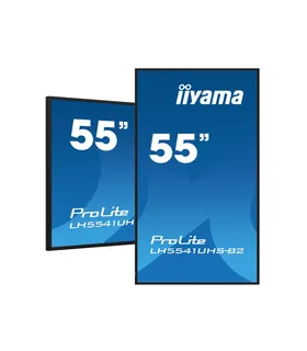 iiyama LH5541UHS-B2 55" 4K UHD IPS LED VA – Écran Professionnel 3840x2160, HDMI/DP, Affichage Dynamique