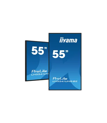 iiyama LH5541UHS-B2 55" 4K UHD IPS LED VA – Écran Professionnel 3840x2160, HDMI/DP, Affichage Dynamique