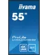 iiyama LH5541UHS-B2 55" 4K UHD IPS LED VA – Écran Professionnel 3840x2160, HDMI/DP, Affichage Dynamique