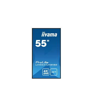 iiyama LH5541UHS-B2 55" 4K UHD IPS LED VA – Écran Professionnel 3840x2160, HDMI/DP, Affichage Dynamique