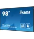 iiyama LH9875UHS-B1AG 98" 4K UHD IPS LED VA – Écran professionnel 98 pouces, Ultra HD, anti-reflets, HDMI/DP, 24/7