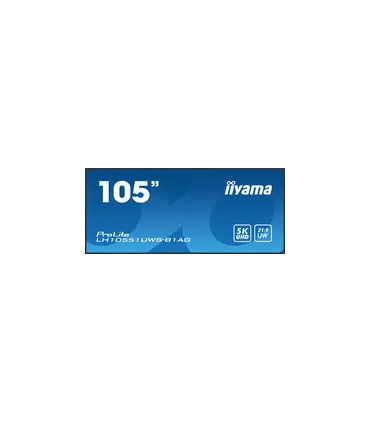 iiyama LH10551UWS-B1AG 105" 5K UHD IPS LED VA – Écran professionnel grand format, haute résolution, anti-reflets