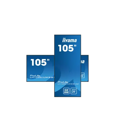 iiyama LH10551UWS-B1AG 105" 5K UHD IPS LED VA – Écran professionnel grand format, haute résolution, anti-reflets